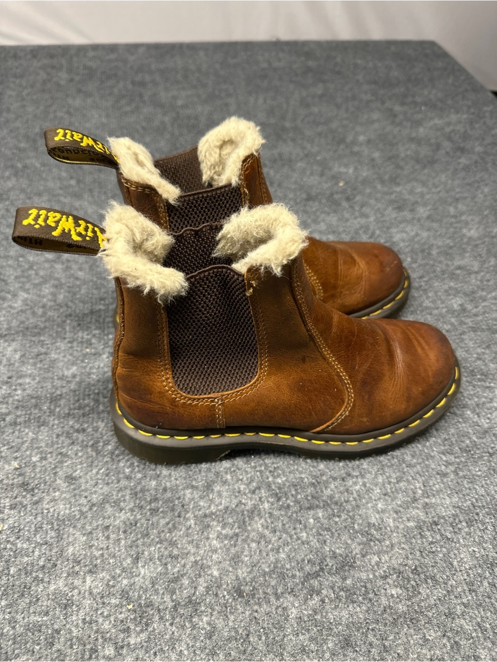 Kids Brown Furry Boots